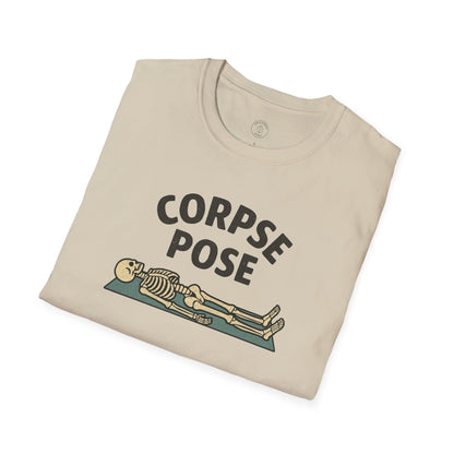 Corpse Pose Skeleton Yoga T-Shirt