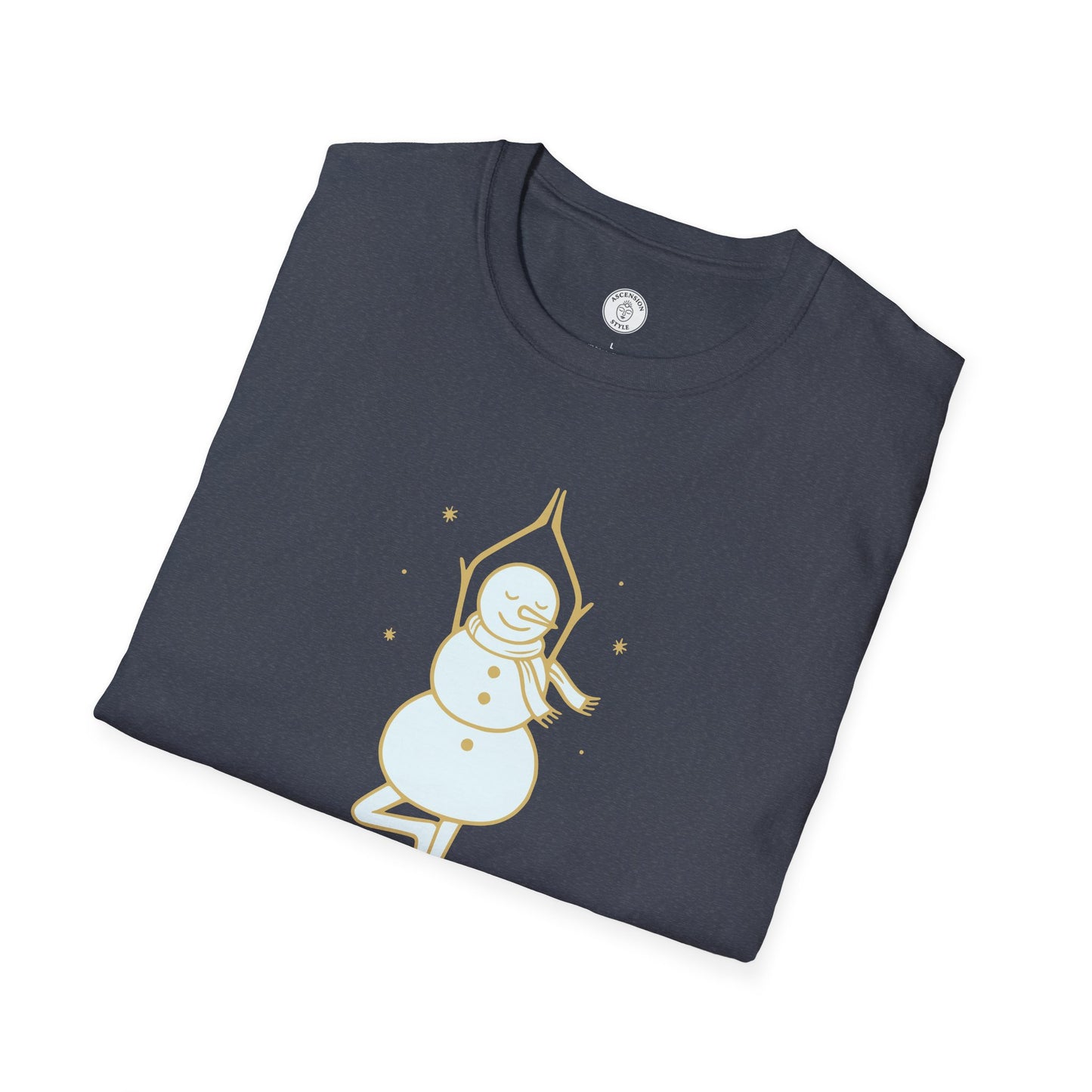 Flowman Snowman Yoga T-Shirt