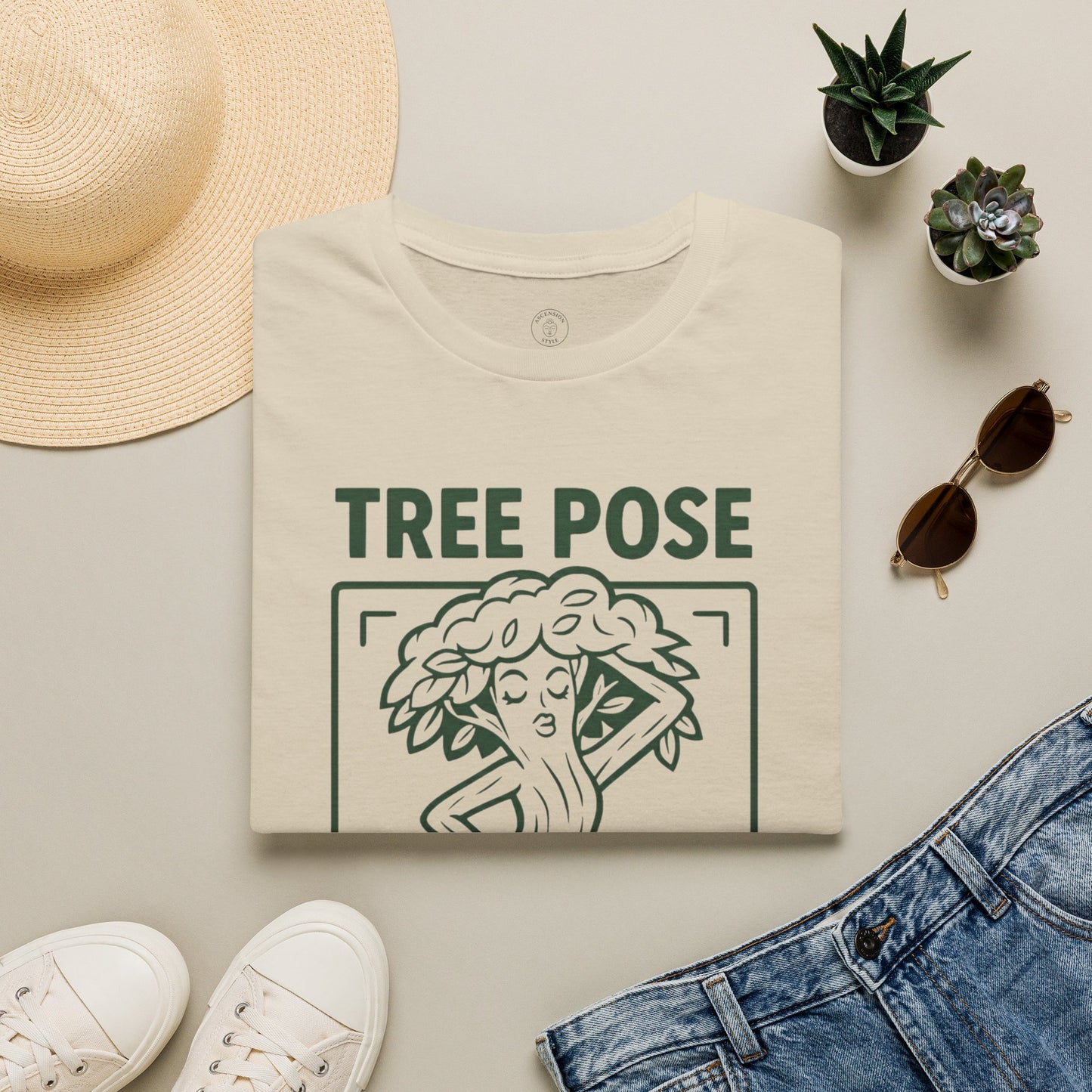 Tree Pose Yoga T-Shirt