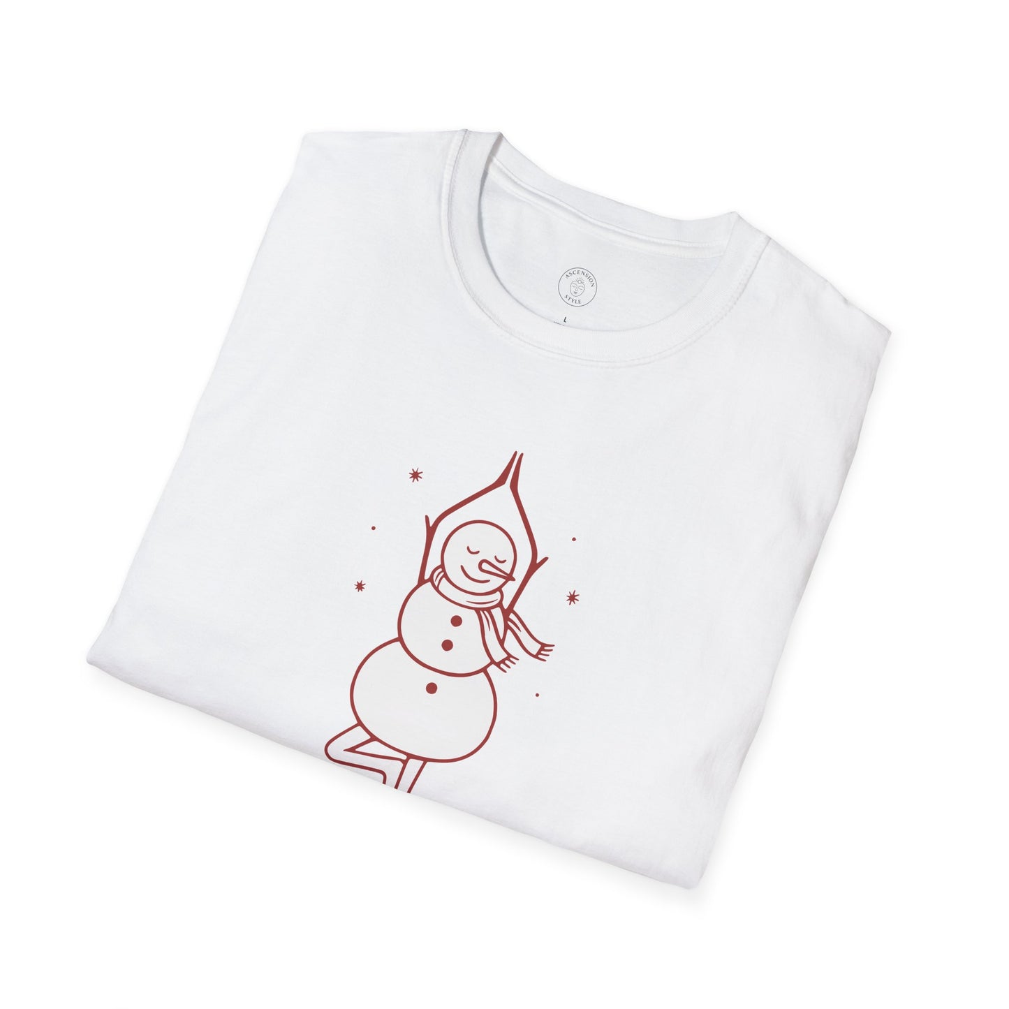 Flowman Snowman Yoga T-Shirt