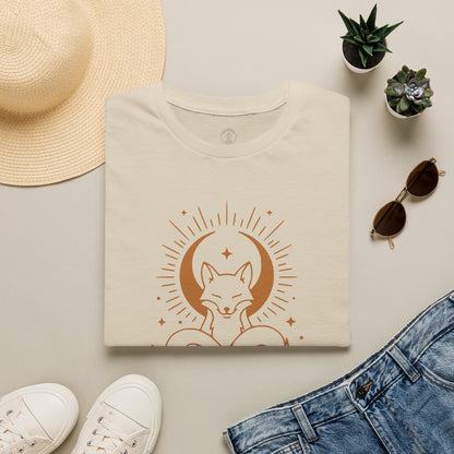 Meditating Fox Moon T-Shirt
