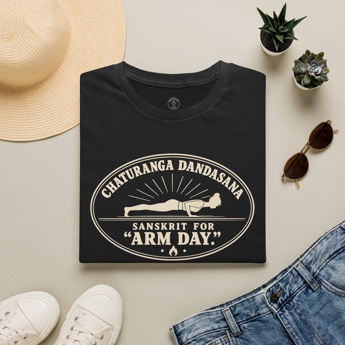 Chaturanga Arm Day T-Shirt