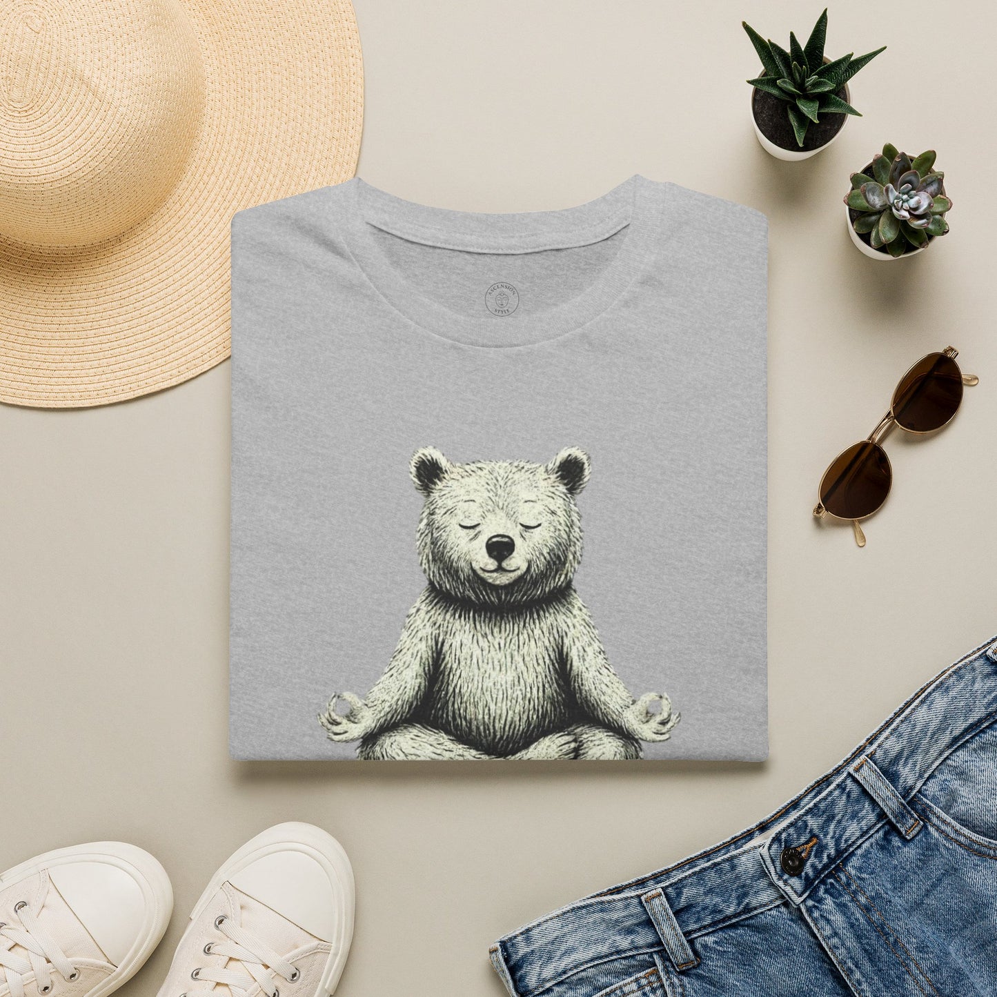 Meditation Makes Me Less of a Bear T-Shirt