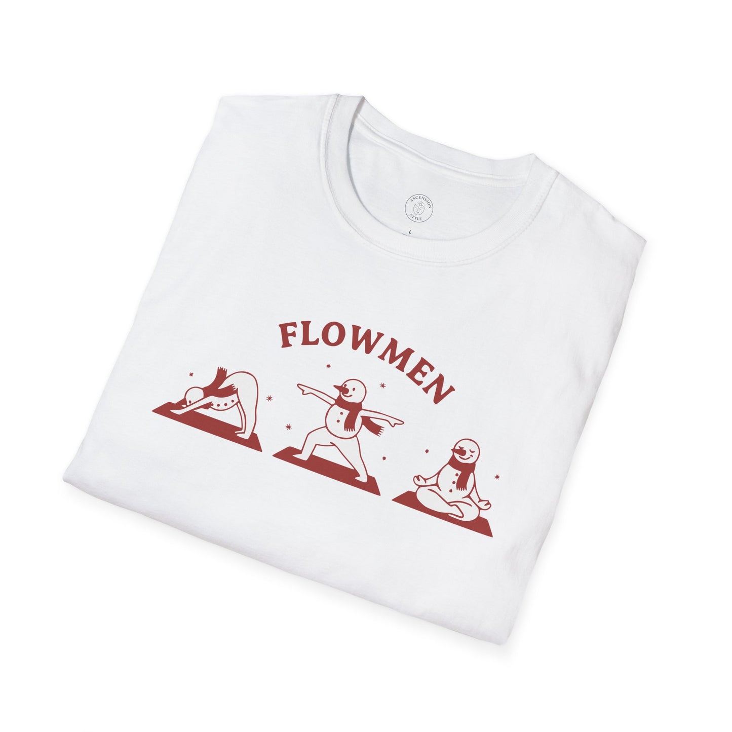 Flowmen Snowman Yoga T-Shirt