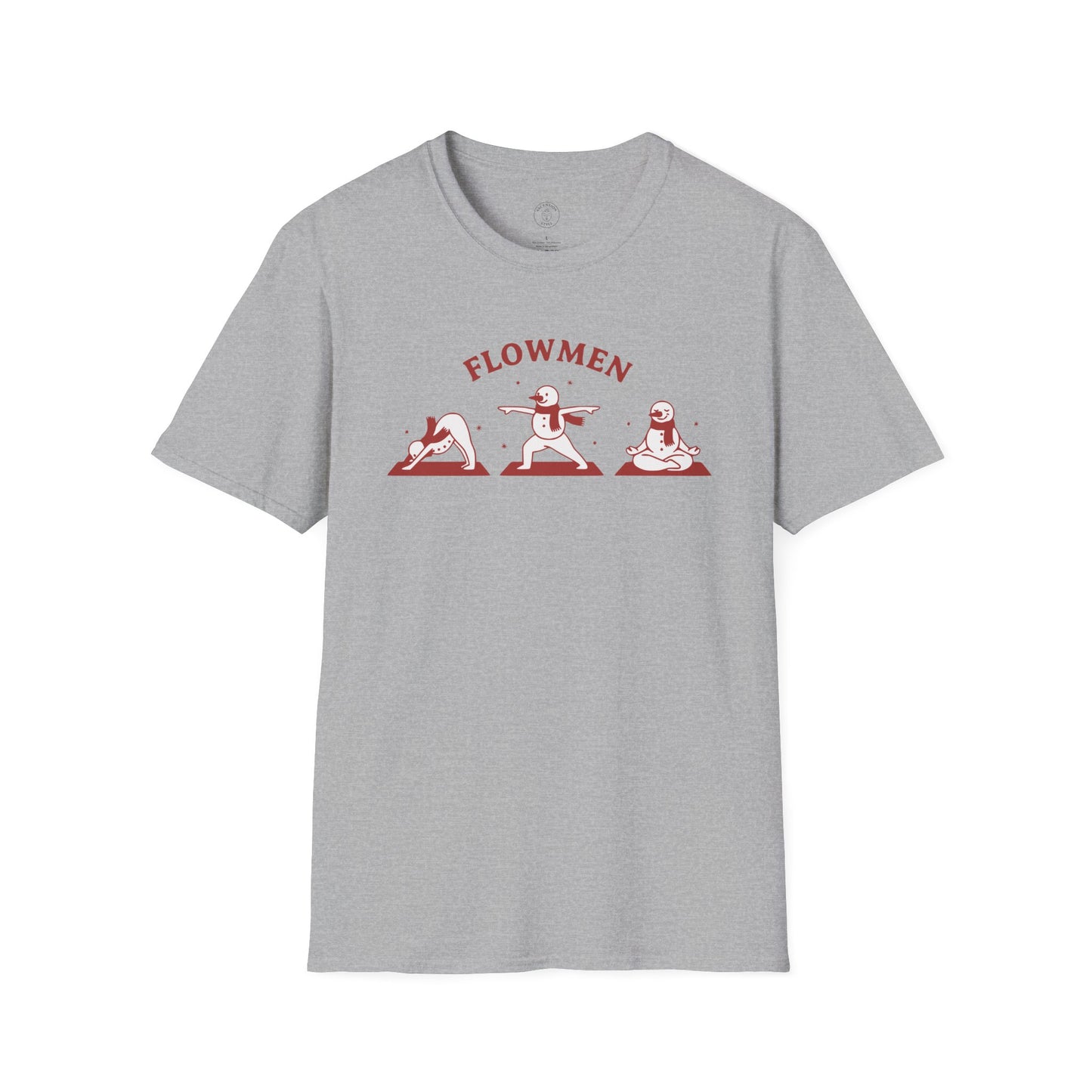 Flowmen Snowman Yoga T-Shirt