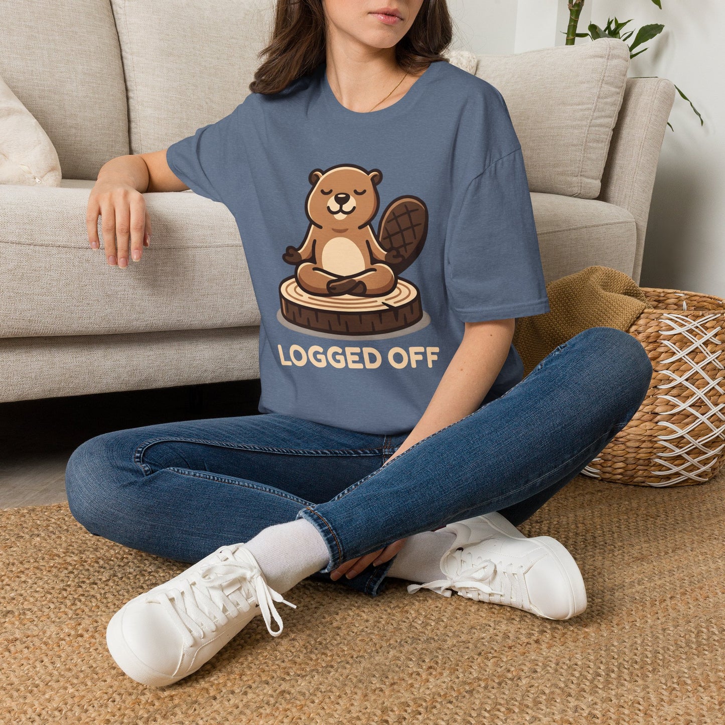 Logged Off Beaver T-Shirt