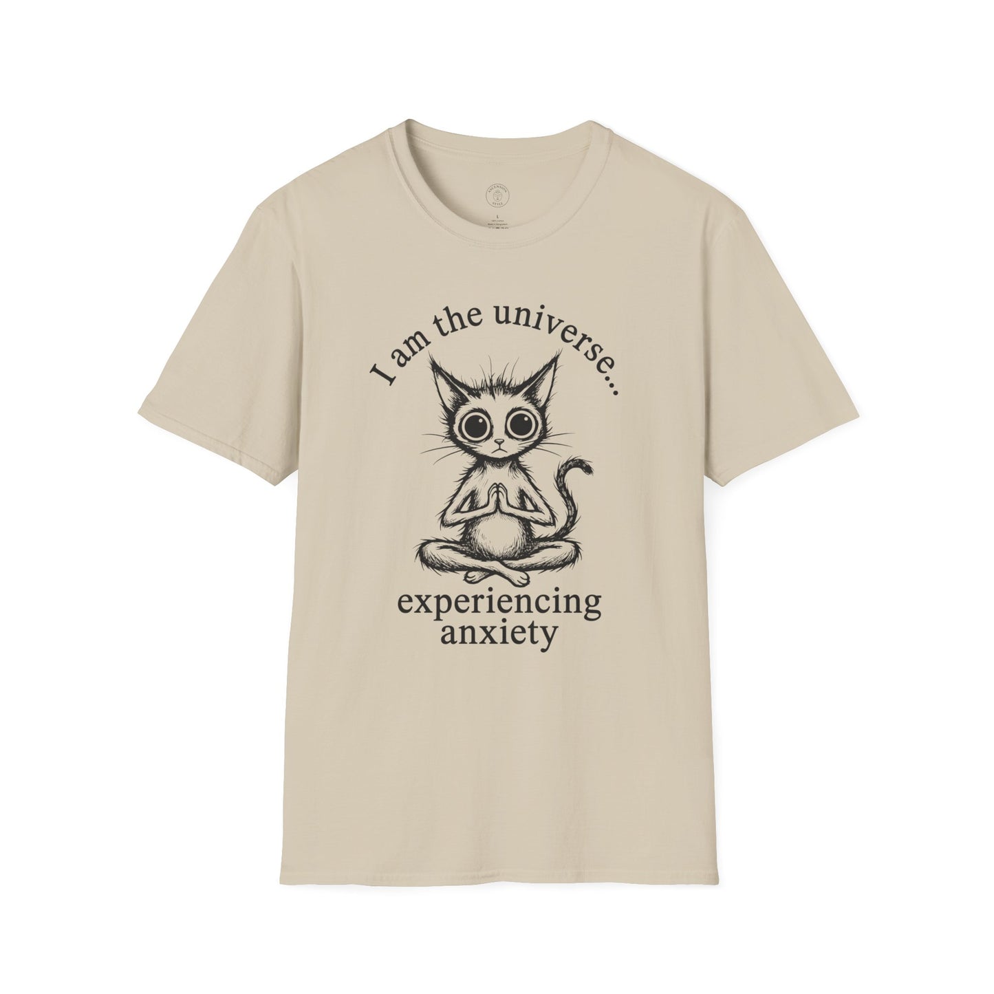 I Am The Universe Experiencing Anxiety Cat T-Shirt
