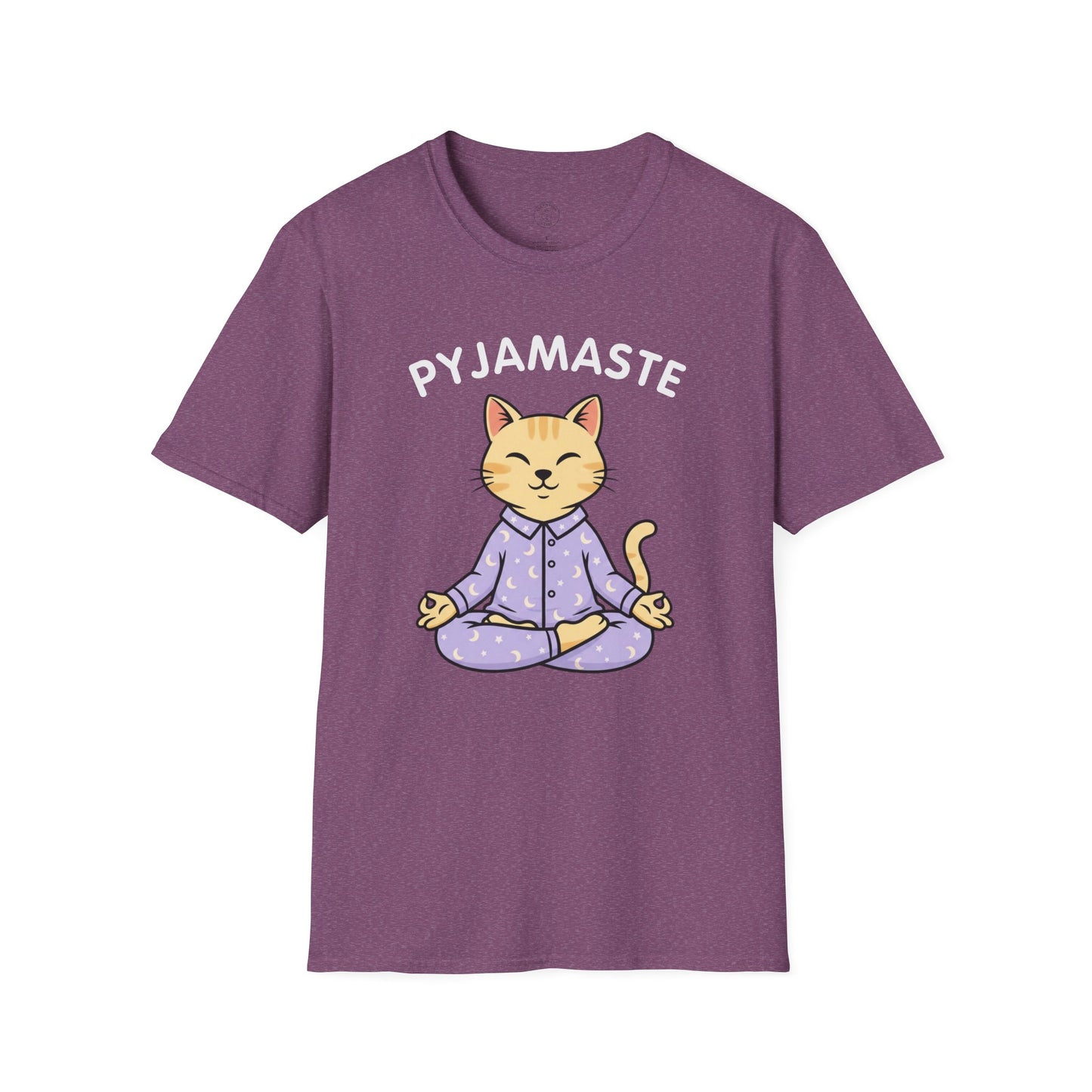 Pyjamaste Meditating Cat T-Shirt