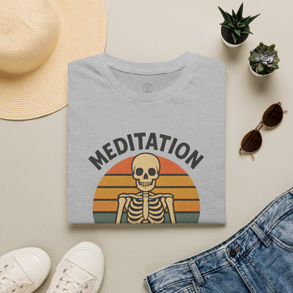Meditation Is In My Bones Skeleton T-Shirt