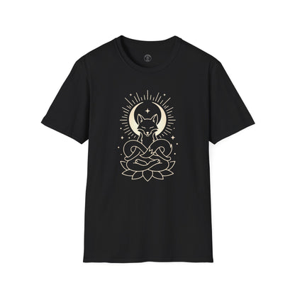 Meditating Fox Moon T-Shirt