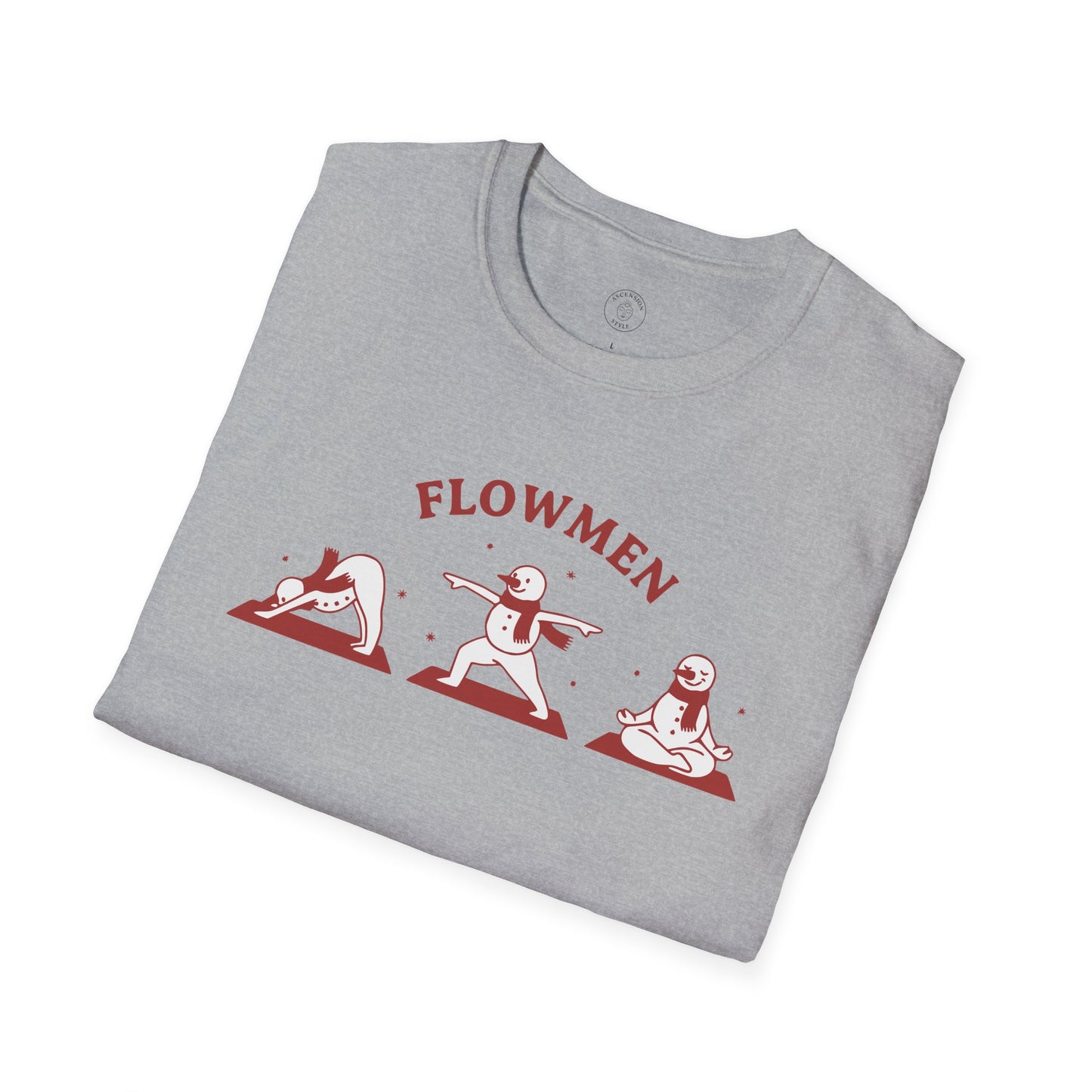 Flowmen Snowman Yoga T-Shirt