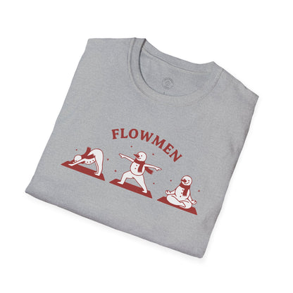 Flowmen Snowman Yoga T-Shirt