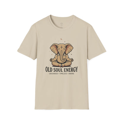 Old Soul Energy Meditating Elephant T-Shirt
