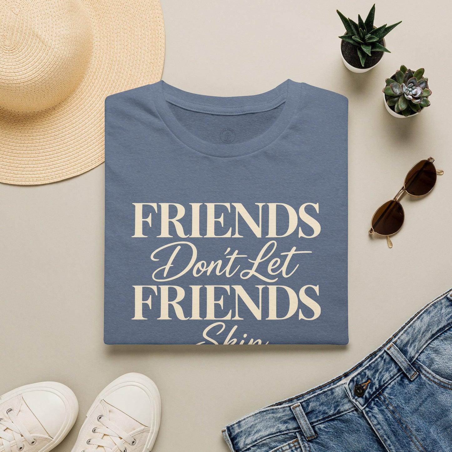 Friends Don’t Skip Yoga T-Shirt