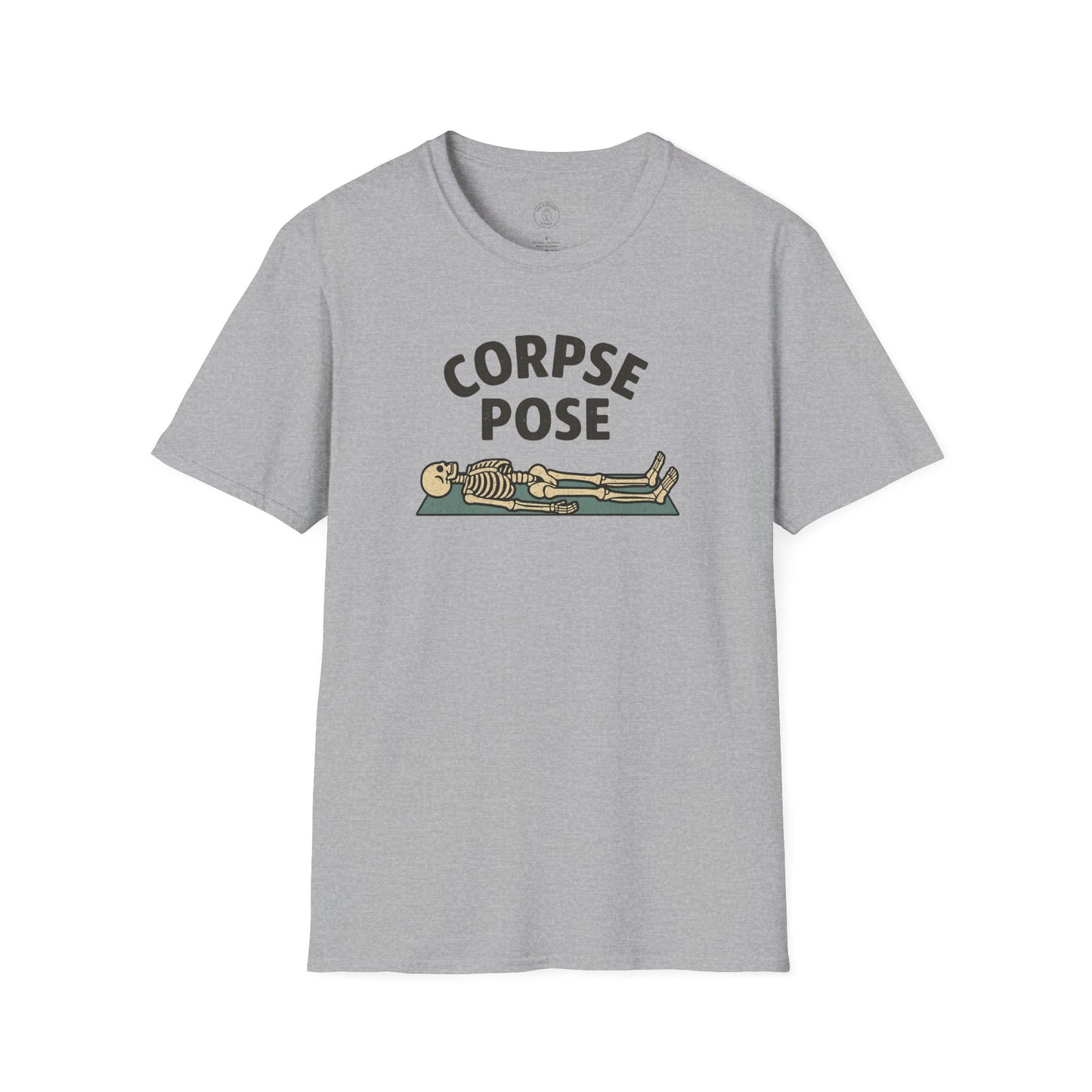 Corpse Pose Skeleton Yoga T-Shirt