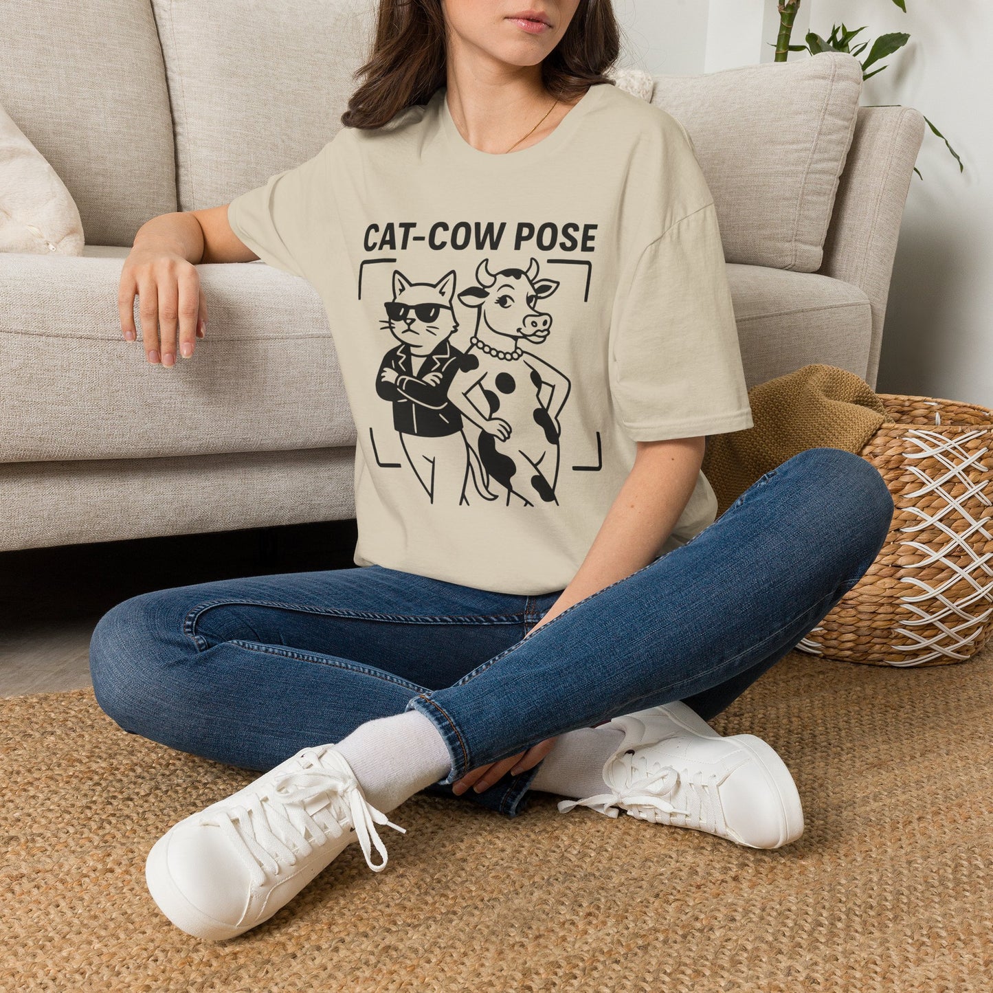 Cat-Cow Pose Yoga T-Shirt