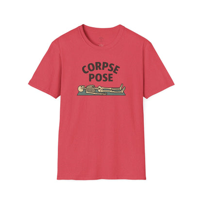 Corpse Pose Skeleton Yoga T-Shirt