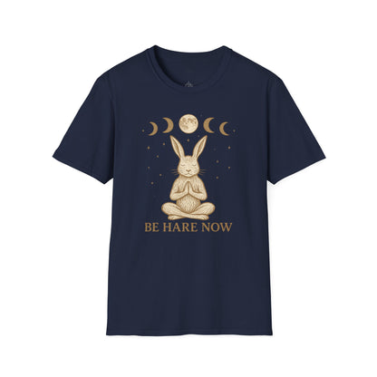 Be Hare Now – Meditating Bunny T-Shirt