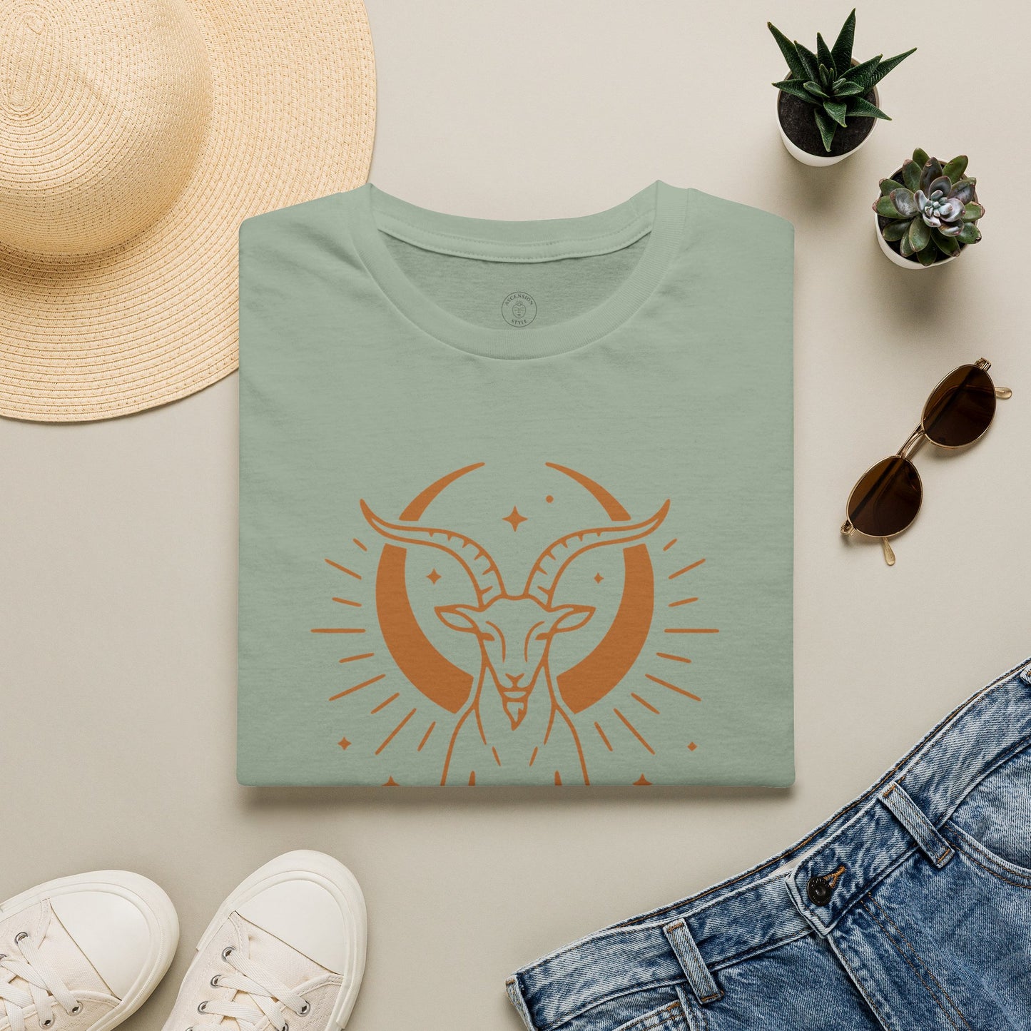 Meditating Goat Moon T-Shirt