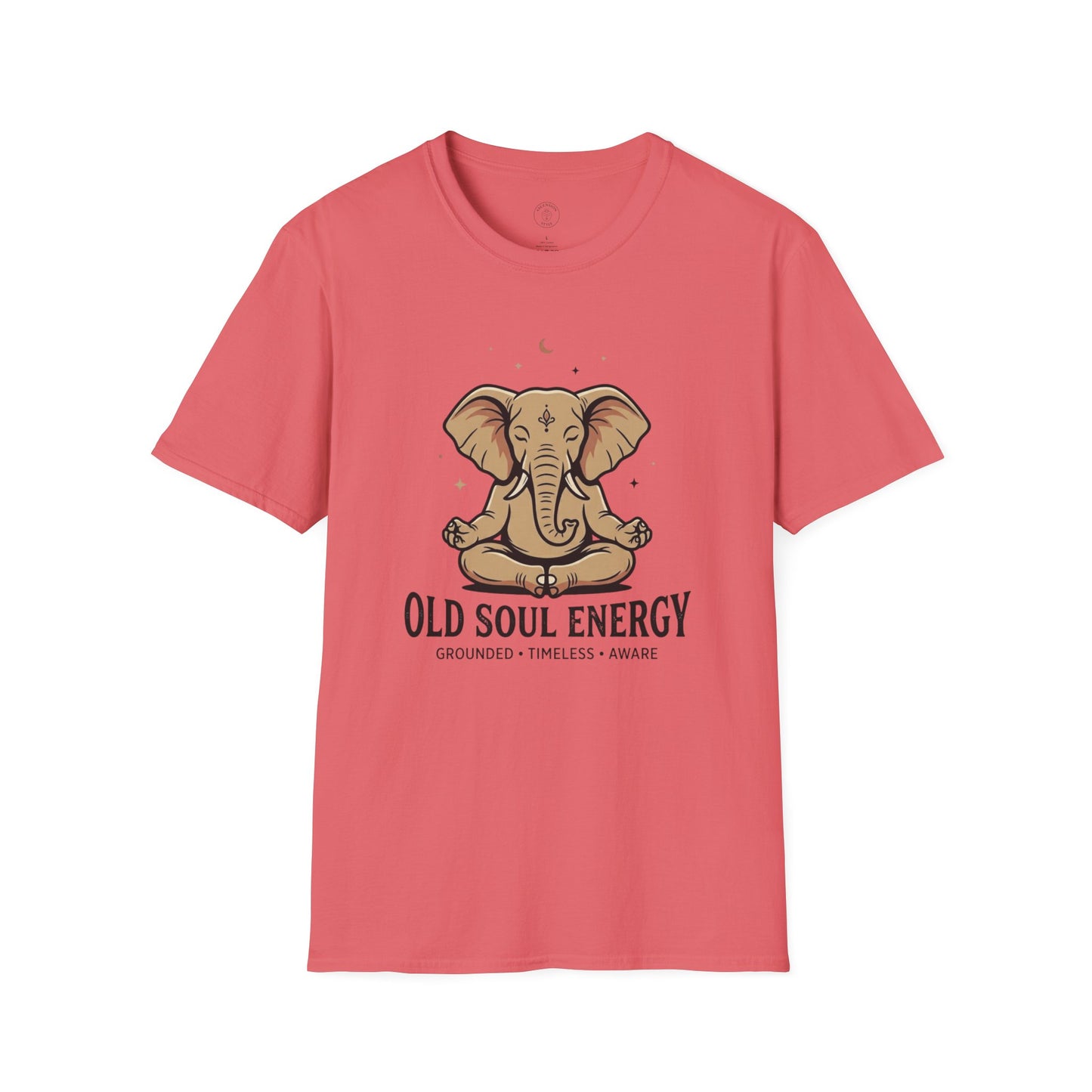 Old Soul Energy Meditating Elephant T-Shirt