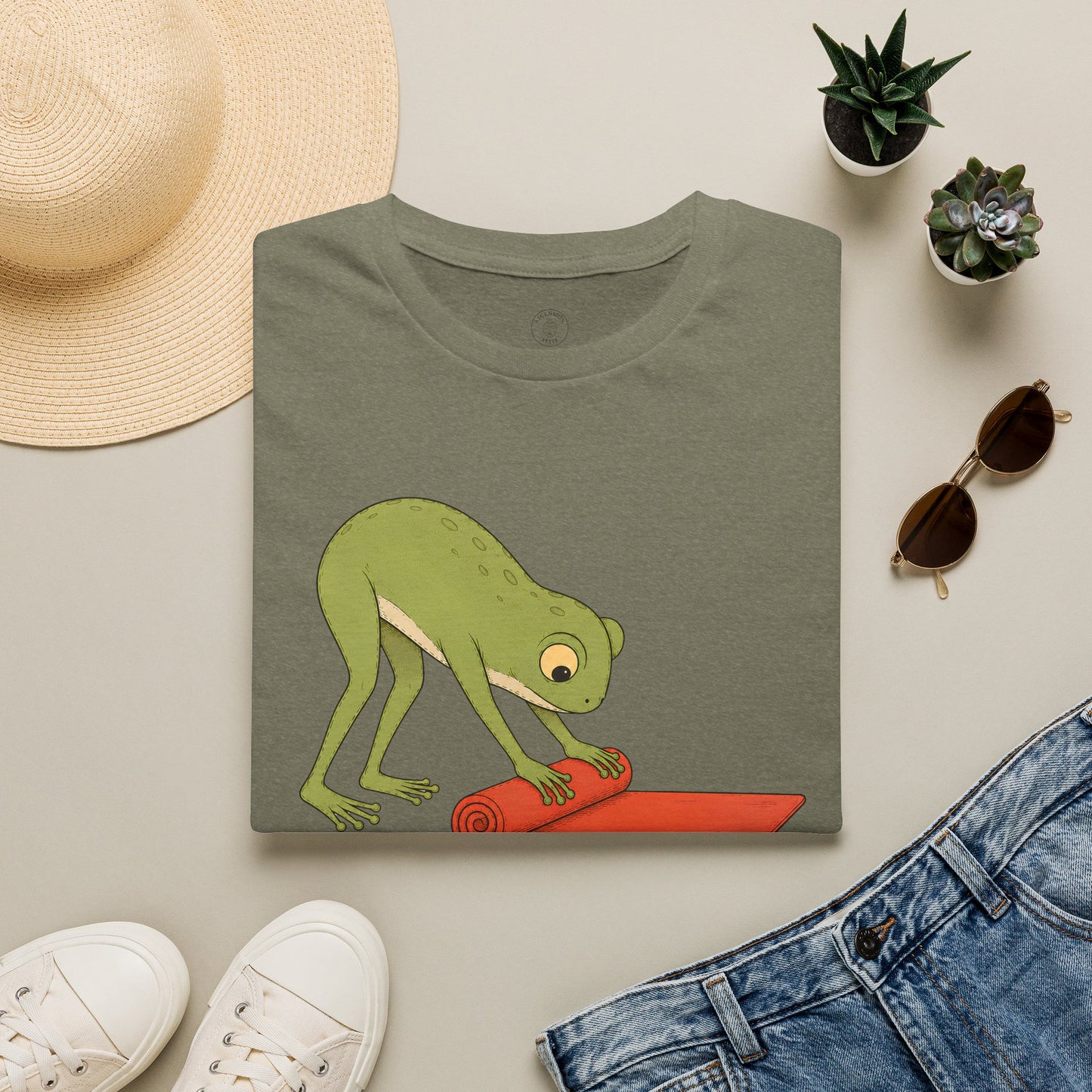 This Is How I Roll Yoga Frog T-Shirt