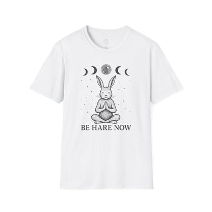 Be Hare Now – Meditating Bunny T-Shirt