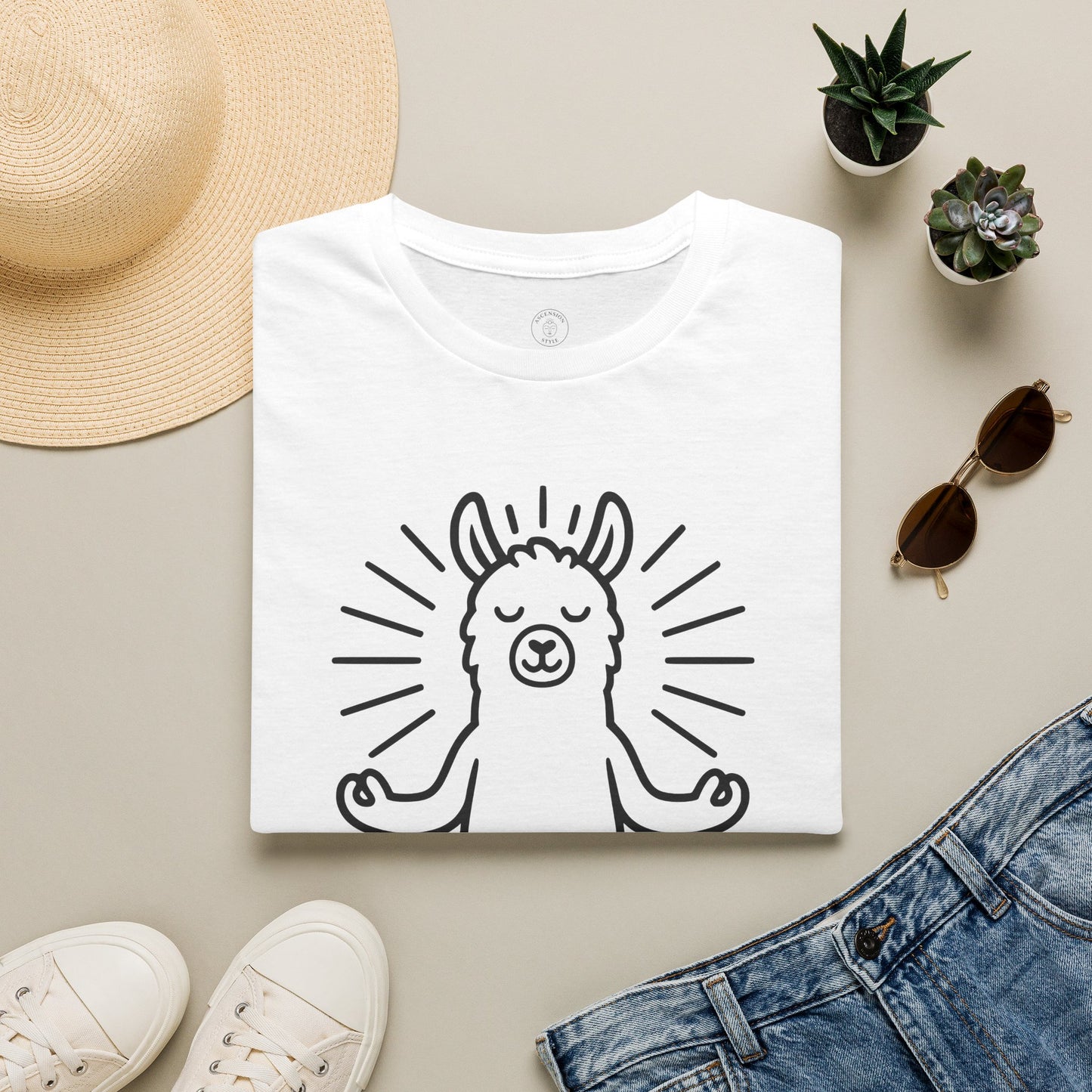 No-Drama Llama Meditation T-Shirt
