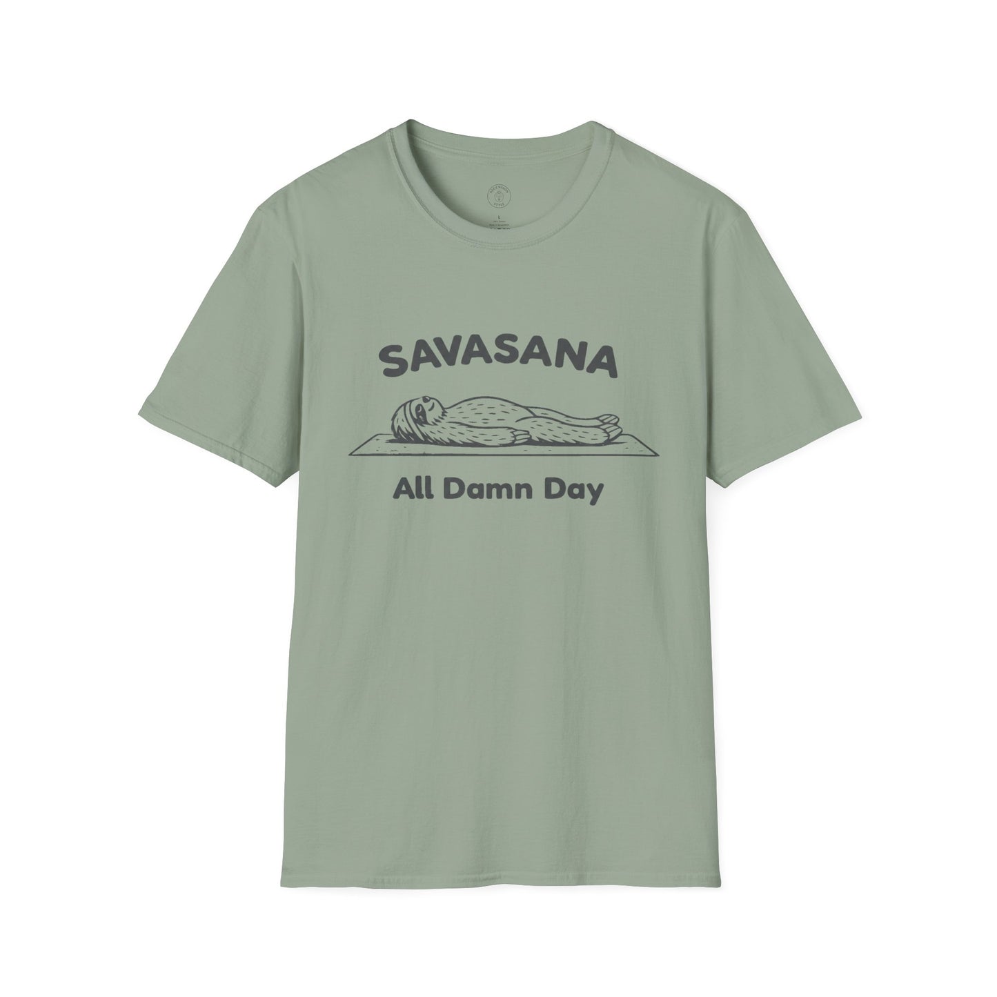 Savasana All Damn Day Sloth T-Shirt