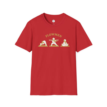 Flowmen Snowman Yoga T-Shirt
