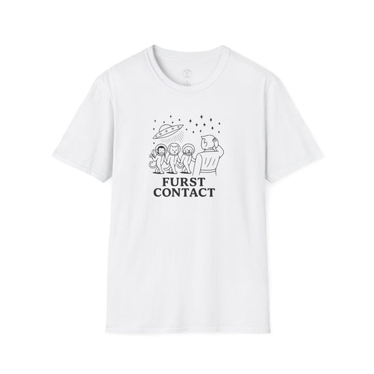 Furst Contact Alien Cat & Monkey T-Shirt