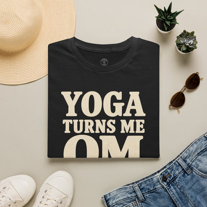 Yoga Turns Me Om T-Shirt