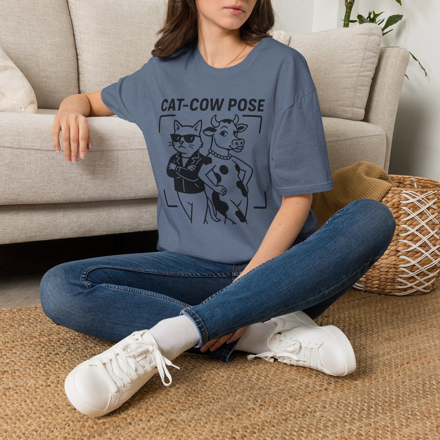 Cat-Cow Pose Yoga T-Shirt