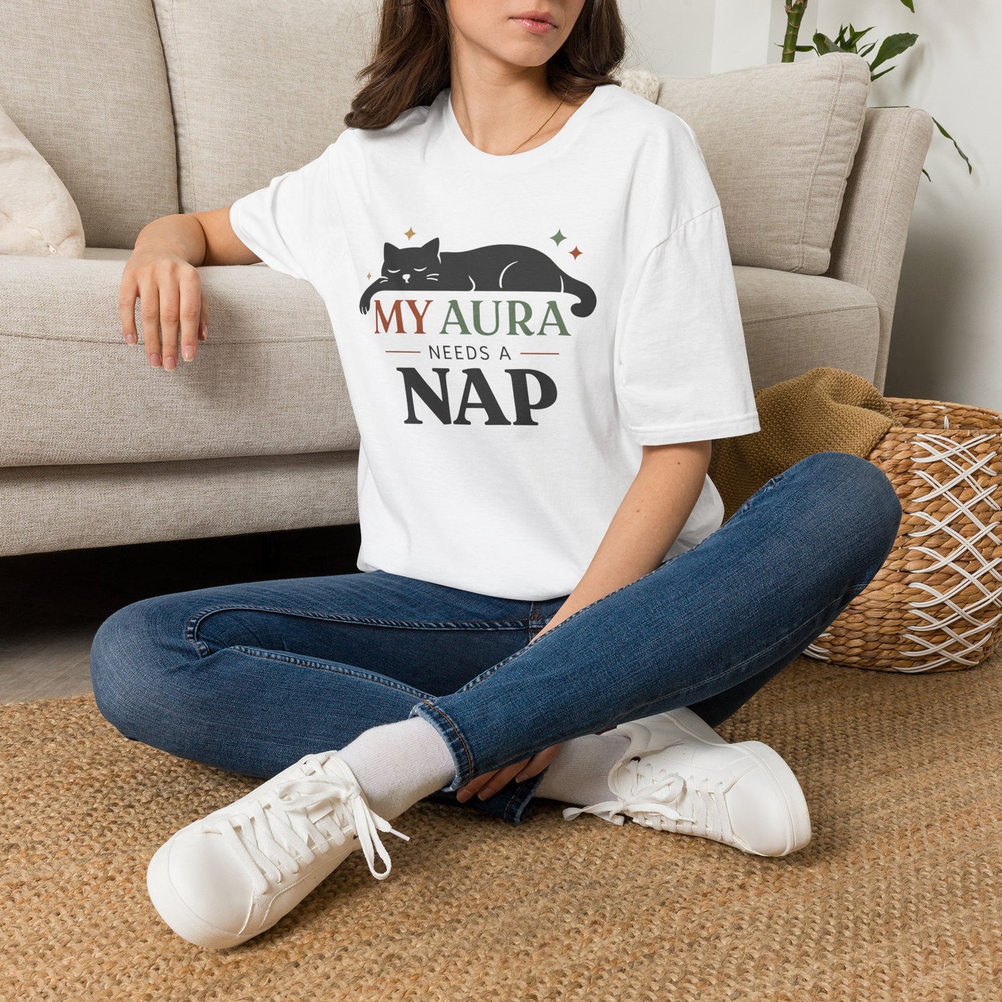 My Aura Needs A Nap Cat T-Shirt