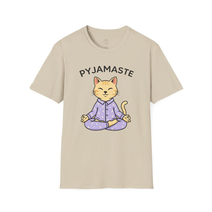 Pyjamaste Meditating Cat T-Shirt