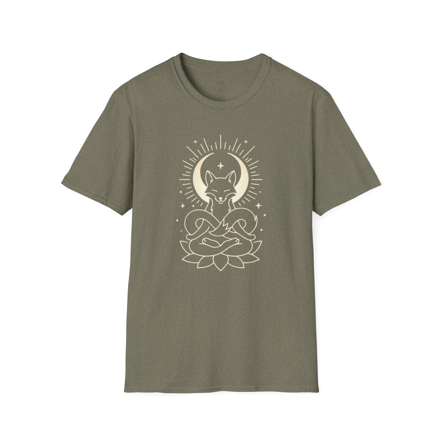 Meditating Fox Moon T-Shirt