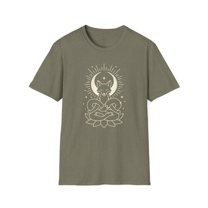 Meditating Fox Moon T-Shirt