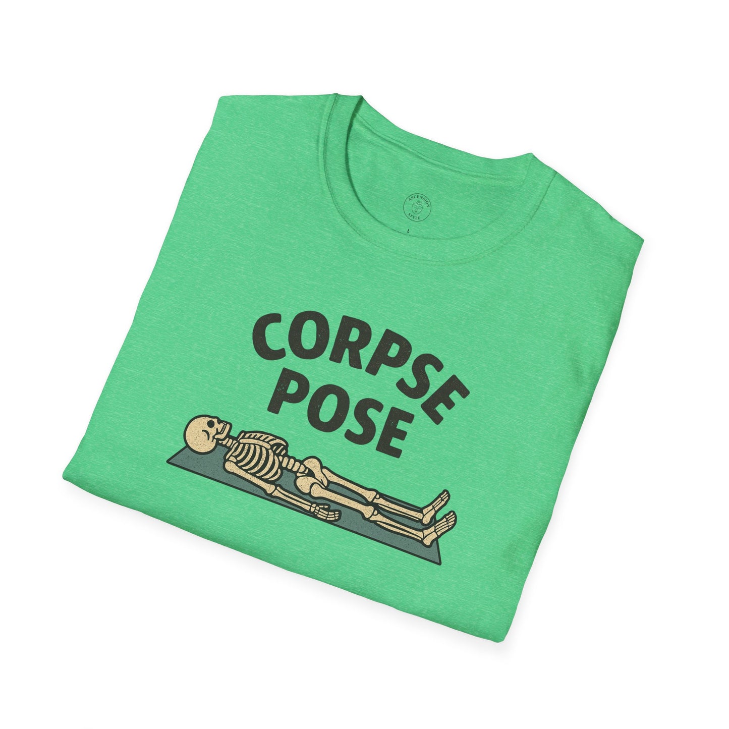Corpse Pose Skeleton Yoga T-Shirt