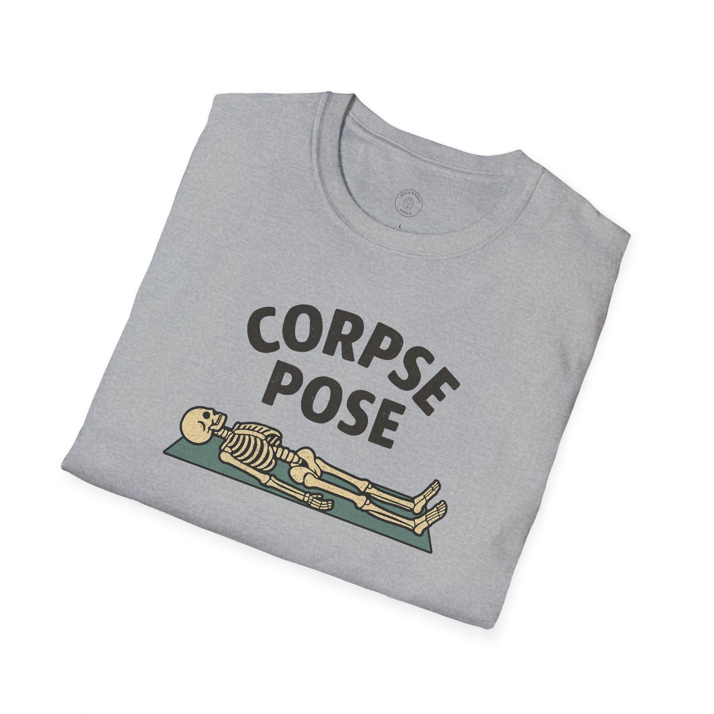 Corpse Pose Skeleton Yoga T-Shirt