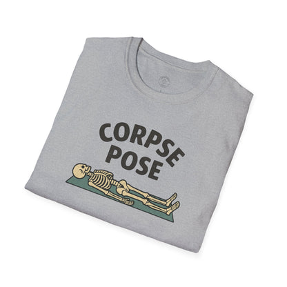 Corpse Pose Skeleton Yoga T-Shirt