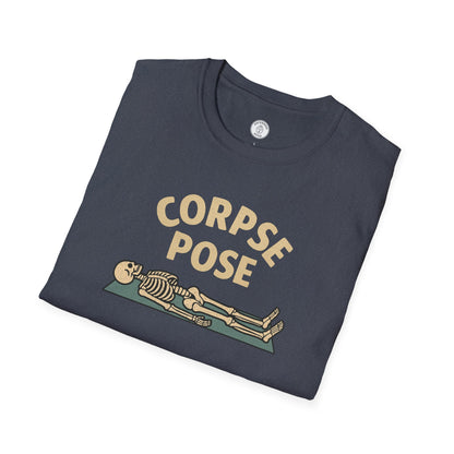 Corpse Pose Skeleton Yoga T-Shirt