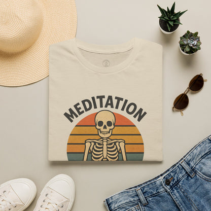 Meditation Is In My Bones Skeleton T-Shirt
