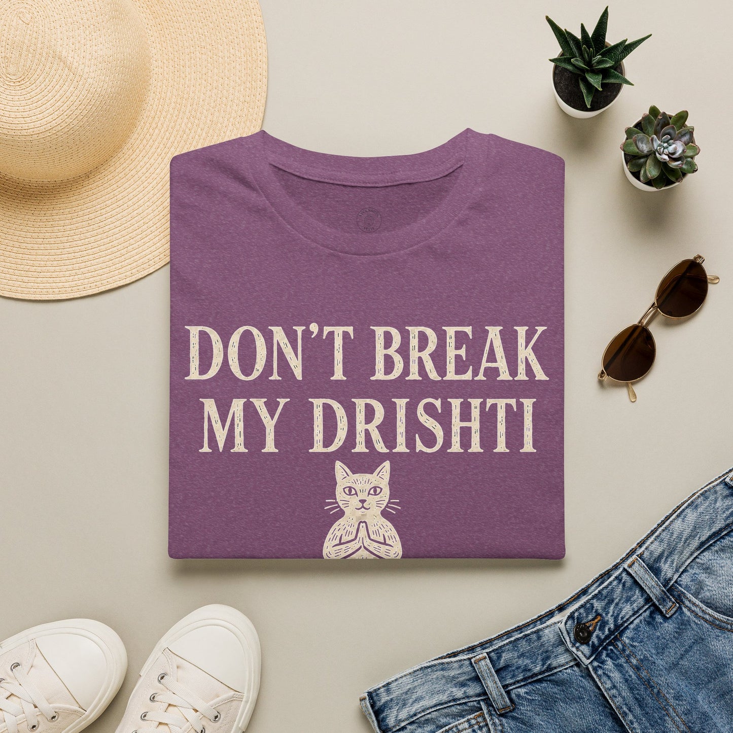 Don't Break My Drishti Cat T-Shirt