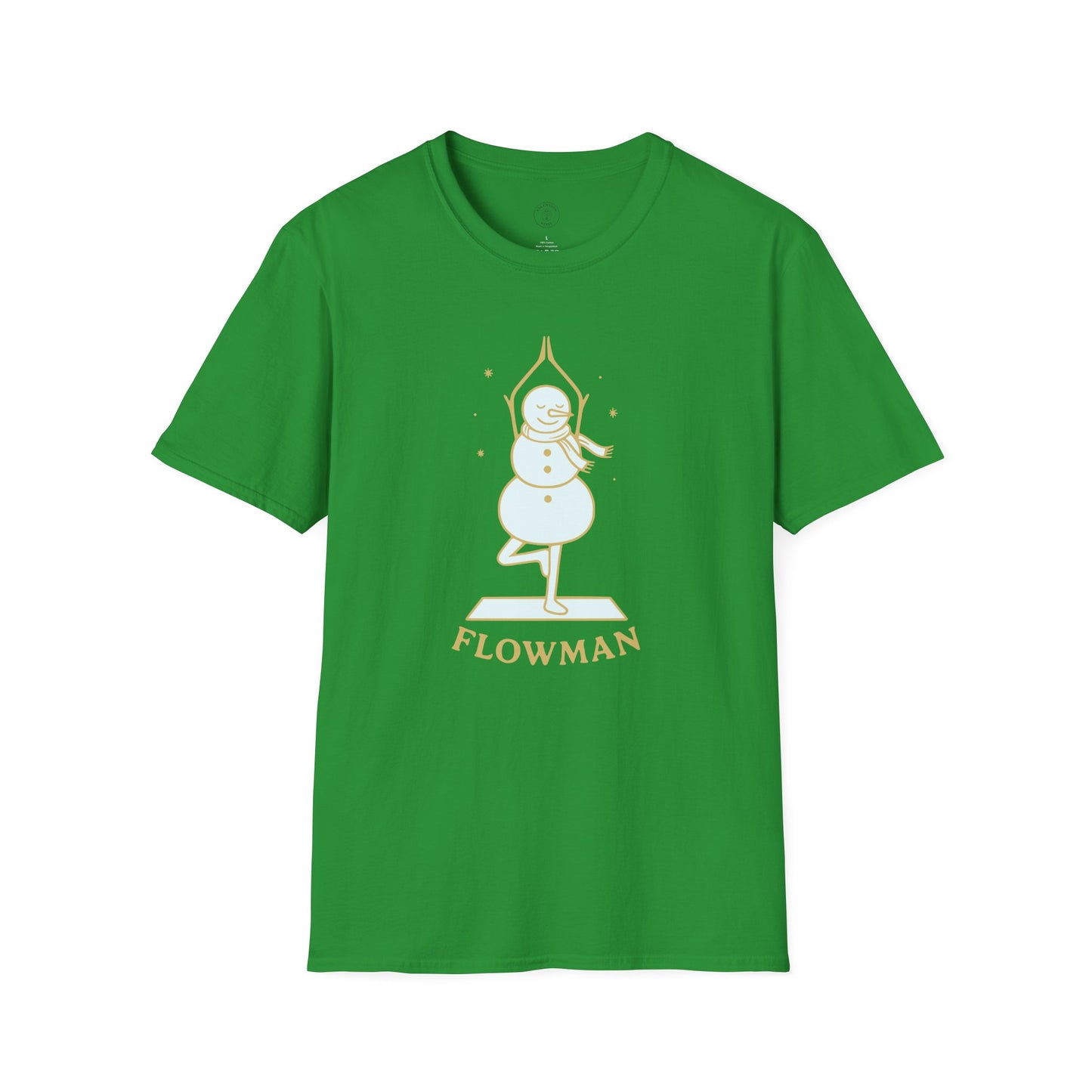 Flowman Snowman Yoga T-Shirt
