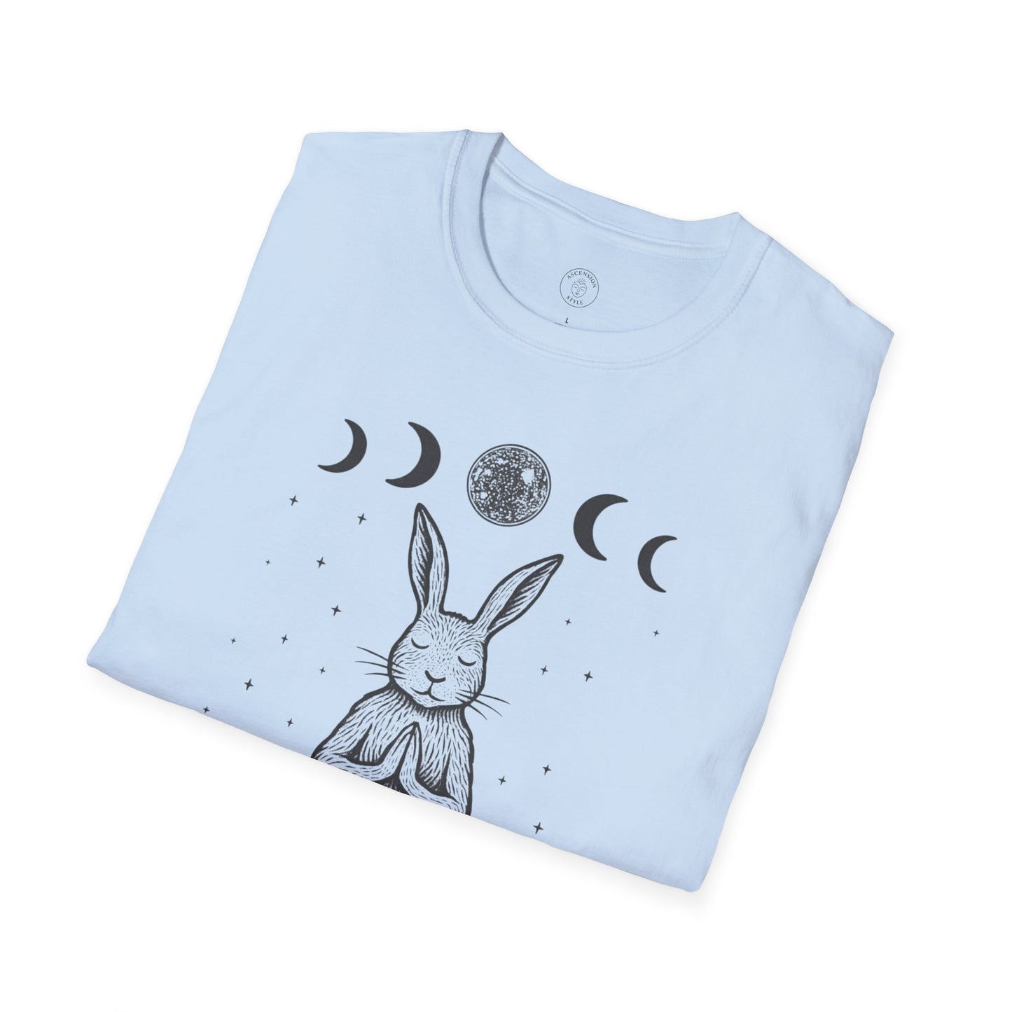 Be Hare Now – Meditating Bunny T-Shirt