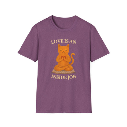 Love Is An Inside Job Cat T-Shirt