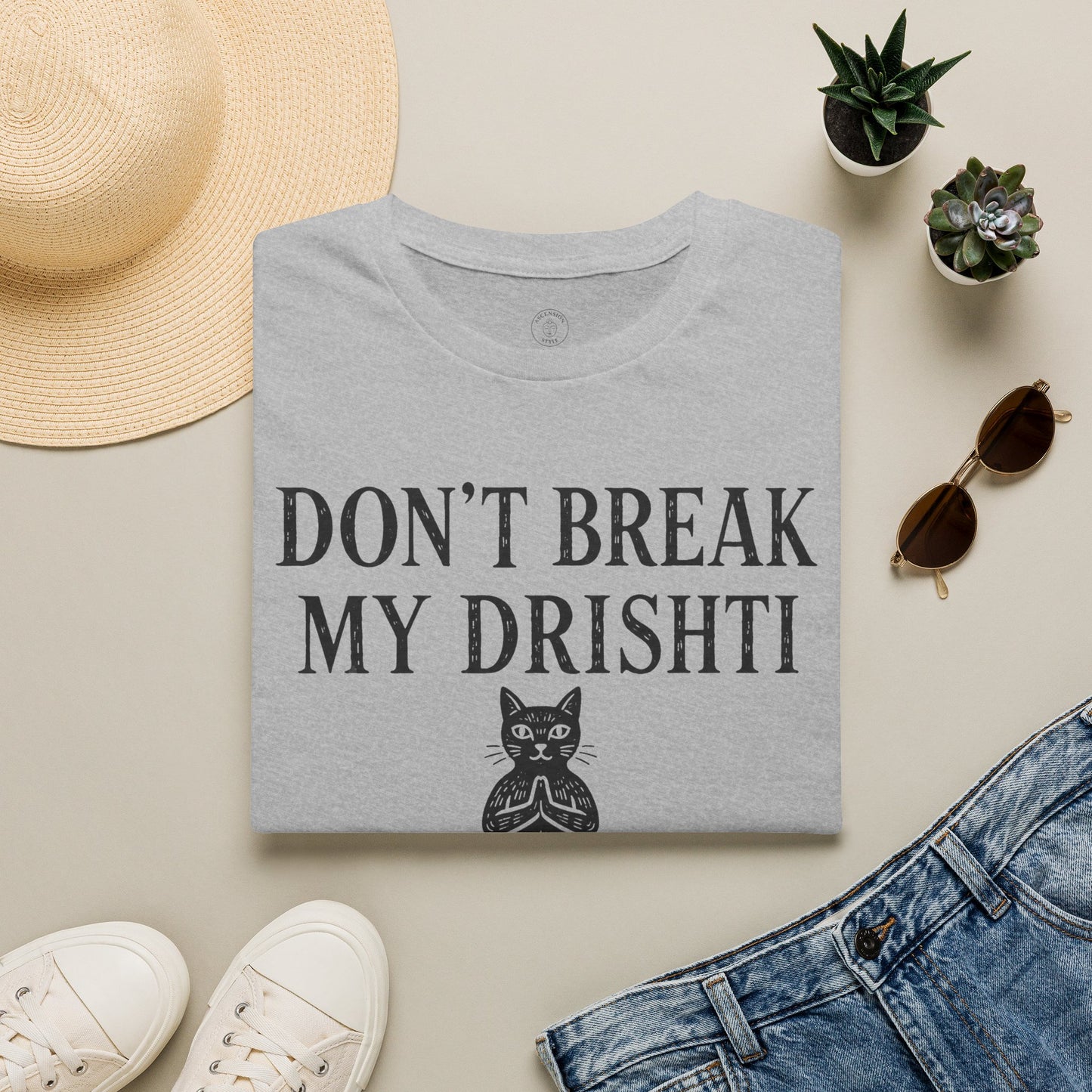 Don't Break My Drishti Cat T-Shirt