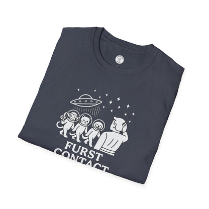 Furst Contact Alien Cat & Monkey T-Shirt