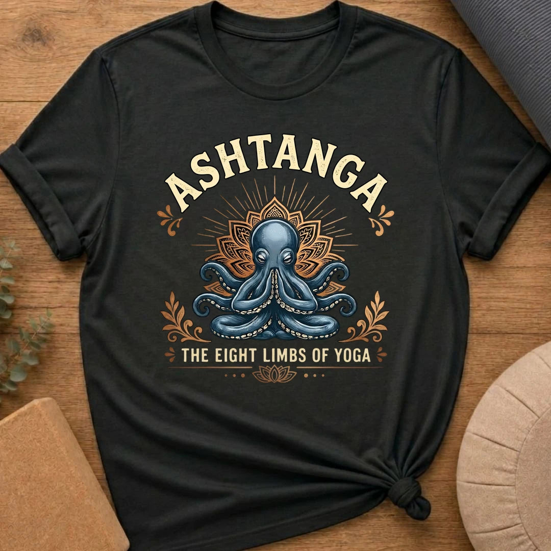 Ashtanga Octopus Shirt – Eight Limbs of Yoga T-Shirt