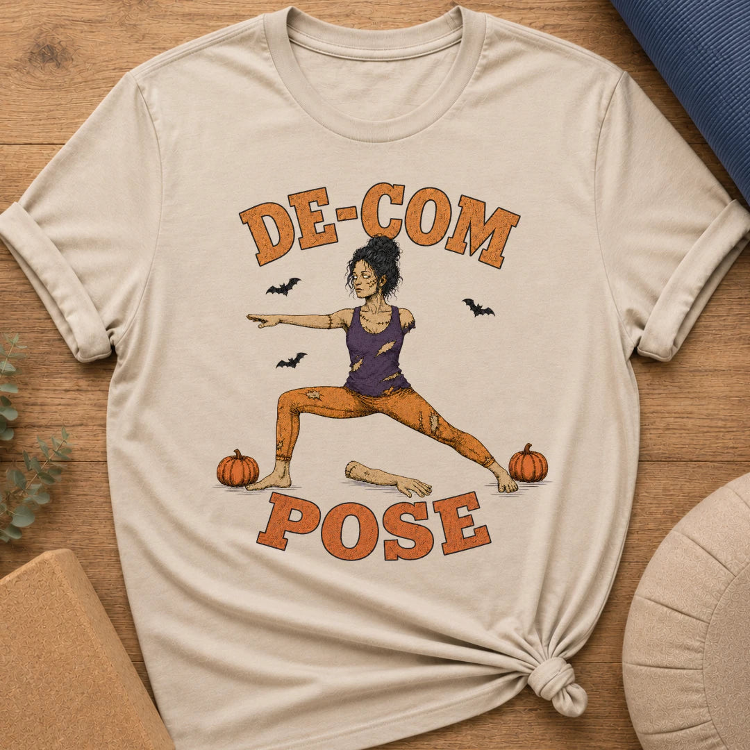 De-Com-Pose Zombie Yoga T-Shirt