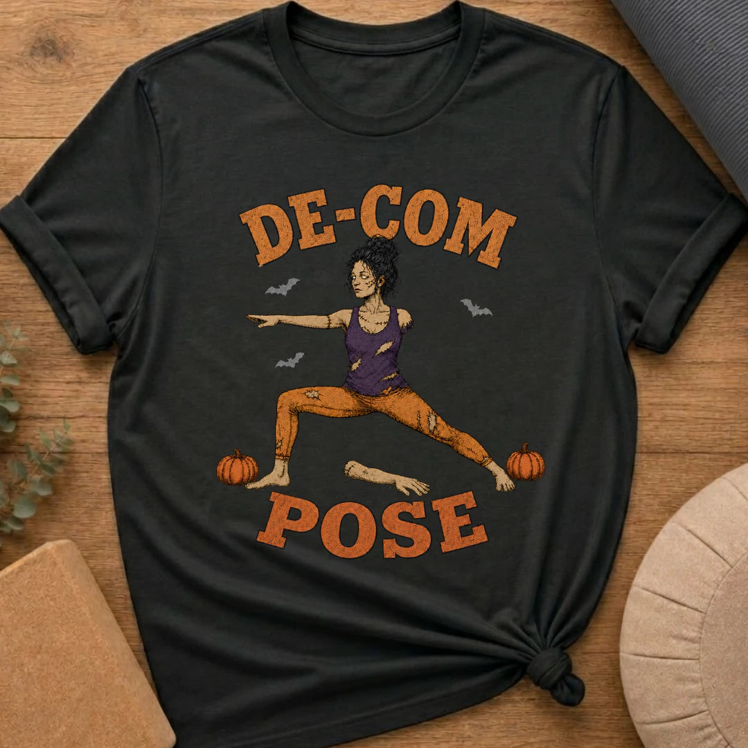 De-Com-Pose Zombie Yoga T-Shirt